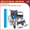 Lucass X-97 - Xe Lăn Cơ Bản Cho Người Khuyết Tật - Khung Thép Mạ Bánh Căm Nệm Vải Caro
