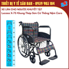 Lucass X-75 - Xe Lăn Cơ Bản Cho Người Khuyết Tật - Khung Thép Sơn Có Thắng Nệm Caro