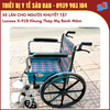 Lucass X-91B - Xe Lăn Cơ Bản Cho Người Khuyết Tật - Khung Thép Mạ Bánh Mâm Có Thắng