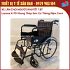 Lucass X-75 - Xe Lăn Cơ Bản Cho Người Khuyết Tật - Khung Thép Sơn Có Thắng Nệm Caro