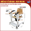 Xe Bô Di Chuyển Bệnh Nhân Lucass D100 - Tay Quay Nâng Hạ