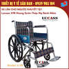 Lucass X9B - Xe Lăn Cơ Bản Cho Người Khuyết Tật -  Khung Sườn Thép Mạ Bánh Mâm Nệm Caro