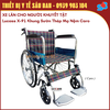 Lucass X-91 Caro - Xe Lăn Cơ Bản Cho Người Khuyết Tật - Khung Sườn Thép Mạ Nệm Caro Có Thắng