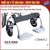 Lucass X-91 Simili - Xe Lăn Cơ Bản Cho Người Khuyết Tật - Khung Sườn Thép Mạ Nệm Simili Có Thắng