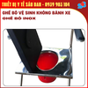 Ghế Bô Vệ Sinh Cho Người Cao Tuổi - Khung Inox Không Bánh Xe