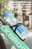Rockbros chai nước đi xe đạp 750ml không chứa BPA xe đạp chai xách tay bền MTB xe đạp đường trường chai nước thể thao ngoài trời với bụi che
