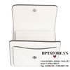 Ví Ngắn Zip - Coach CAT56 LHXUN Mila Small Flap Wallet In Signature Canvas Chalk Ivory
