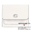 Ví Ngắn Zip - Coach CAT56 LHXUN Mila Small Flap Wallet In Signature Canvas Chalk Ivory