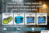 Top Máy Phát Điện Hakuda Được Khách Hàng Lựa Chọn Nhiều Mùa Mưa Bão
