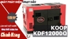 Máy Phát Điện Chạy Dầu Koop 10Kw KDF12000Q - Chính Hãng, Chất Lượng Cao