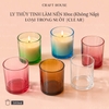 Ly Thủy Tinh Làm Nến Thơm 10oz - Loại Trong Suốt (Clear)