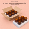 Ly Thủy Tinh Làm Nến Thơm 300ml - Loại Nhám Mờ (Frosted)