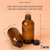 CHAI THỦY TINH BOSTON KÈM NẮP POLY CONE CAO CẤP 120ML