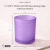 Ly Thủy Tinh Làm Nến Thơm 10oz - Loại Nhám Mờ (Frosted)