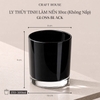 Ly Thủy Tinh Làm Nến Thơm 10oz - Glossy (Dạng Bóng)