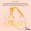 Vỏ Chai Thủy Tinh Đựng Tinh Dầu Treo Xe Ô Tô, Treo Tủ Quần Áo - 8ml