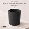 Ly Thủy Tinh Làm Nến Thơm 10oz - Loại Màu Lì (Matte)
