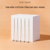 Tim Nến Sợi Cotton Tẩm Sáp Đậu Nành 25-35Ply Dài 8-15cm