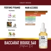 Tinh Dầu Gốc Nước Hoa Cô Đặc Craft House Perfume Oils - Baccarat Rouge 540