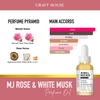 Tinh Dầu Gốc Nước Hoa Cô Đặc Craft House Perfume Oils - JM Rose & White Musk