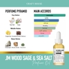Tinh Dầu Gốc Nước Hoa Cô Đặc Craft House Perfume Oils - JM Wood Sage & Sea Salt