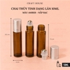 Chai Thủy Tinh Dạng Lăn 10ml - Màu Amber