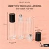 Chai Thủy Tinh Dạng Lăn 10ml - Màu Clear