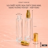 Chai Lọ Chiết Nước Hoa Thủy Tinh Vuông 10ml