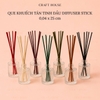 Que Khuếch Tán Tinh Dầu Diffuser Stick 0,04x25 cm - Wine Red