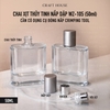 Chai Xịt Nước Hoa Thủy Tinh Nắp Dập - WZ-105 50ml