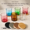 Ly Thủy Tinh Làm Nến Thơm 10oz - Loại Trong Suốt (Clear)