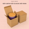 Hộp Carton Nắp Cài Đựng Nến Thơm Cao Cấp (9x9x11)