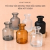 Vỏ Chai Tán Hương Tinh Dầu Dạng Tròn, Màu Clear 140ml - Kèm Nút Chặn - M01