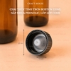 CHAI THỦY TINH BOSTON KÈM NẮP POLY CONE CAO CẤP 120ML