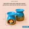 Lọ Gốm Sứ Bát Tràng Đốt Tinh Dầu Nến Tealight