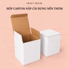 Hộp Carton Nắp Cài Đựng Nến Thơm Cao Cấp (9x9x11)