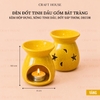 Lọ Gốm Sứ Bát Tràng Đốt Tinh Dầu Nến Tealight