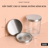 Nắp Ly Làm Nến Thơm Dành Cho Ly 300ml Đường Kính 8cm