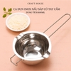Ca Đun Inox Nấu Sáp Có Tay Cầm 600ml