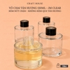 Vỏ Chai Tán Hương Tinh Dầu Kèm Nút Chặn 130ml - JM Clear