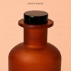Vỏ Chai Tán Hương Tinh Dầu Kèm Nút Chặn 140ml - Dạng Tròn M01