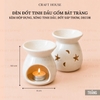 Lọ Gốm Sứ Bát Tràng Đốt Tinh Dầu Nến Tealight