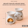 Lọ Gốm Sứ Bát Tràng Đốt Tinh Dầu Nến Tealight