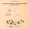 Tim Nến Sợi Cotton Tẩm Sáp Đậu Nành 25-35Ply Dài 8-15cm
