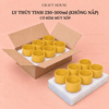 Ly Thủy Tinh Làm Nến Thơm 300ml - Loại Màu Lì (Matte)