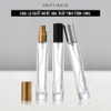 Chai Lọ Chiết Nước Hoa Thủy Tinh Tròn 10ml - Nắp Đen