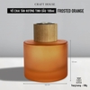 Vỏ Chai Tán Hương Tinh Dầu Kèm Nút Chặn 100ml - M3 Frosted Orange
