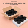 Ly Thủy Tinh Làm Nến Thơm 300ml - Loại Màu Lì (Matte)