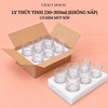 Ly Thủy Tinh Làm Nến Thơm 300ml - Loại Trong (Clear)