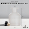 Vỏ Chai Tán Hương Tinh Dầu Kèm Nút Chặn 140ml - M01 Frosted White